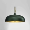 Lampa wisząca LINCOLN Zielony/Złoty 1xE27 35cm MLP8032 Milagro