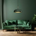 Lampa wisząca LINCOLN Zielony/Złoty 1xE27 35cm MLP8032 Milagro