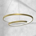 Lampa wisząca LUCERO Złoty 48W LED ML7950 Milagro