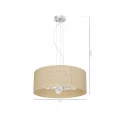 Lampa wisząca MARSHALL Biały/RATTAN 3xE27 MLP7490 Milagro