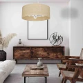 Lampa wisząca MARSHALL Biały/RATTAN 3xE27 MLP7490 Milagro