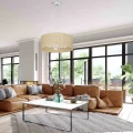 Lampa wisząca MARSHALL Biały/RATTAN 3xE27 MLP7490 Milagro