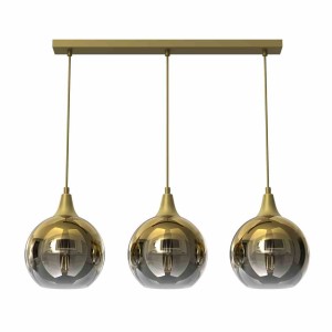 Lampa wisząca MONTE Złoty 3xE27 MLP8402 Milagro