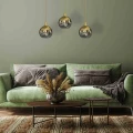 Lampa wisząca MONTE Złoty 3xE27 MLP8402 Milagro