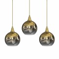Lampa wisząca MONTE Złoty 3xE27 MLP8402 Milagro