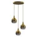 Lampa wisząca MONTE Złoty 3xE27 MLP8403 Milagro