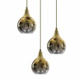 Lampa wisząca MONTE Złoty 3xE27 MLP8403 Milagro
