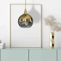 Lampa wisząca MONTE Złoty fi 200 1xE27 MLP8400 Milagro