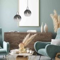 Lampa wisząca MONTE Srebrny fi 150 1xE27 MLP8321 Milagro