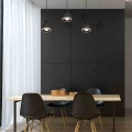 Lampa wisząca OVAL Czarny 3xE27 MLP7046 Milagro