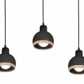 Lampa wisząca OVAL Czarny 3xE27 MLP7046 Milagro