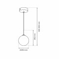 Lampa wisząca REFLEX fi 250 1xE27 MLP8414 Milagro