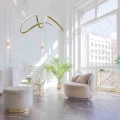 Lampa wisząca TESORO Złoty 48W LED ML7953 Milagro