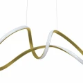 Lampa wisząca TESORO Złoty 48W LED ML7953 Milagro