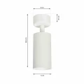 Spot MICA Biały 1xGU10 ML6087 Milagro
