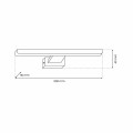 Kinkiet PINTO Chrom 12W LED 50cm ML8237 Milagro