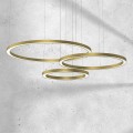 Lampa wisząca GALAXIA Złoty 85W LED ML8790 Milagro