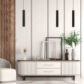 Lampa wisząca HUDSON Czarny 1xGU10 MLP8791 Milagro