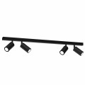 Lampa sufitowa HUDSON Czarny 4xGU10 MLP8797 Milagro