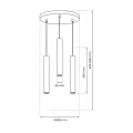 Lampa wisząca HUDSON Biały 3xGU10 MLP8800 Milagro