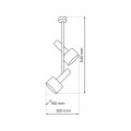 Lampa sufitowa LINTERNA 2xGX53 MLP8676 Milagro