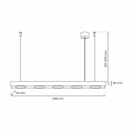 Lampa wisząca ALEXANDER 5xGX53 MLP8834 Milagro