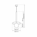 Lampa wisząca FUTURA 1xG9 MLP8913 Milagro