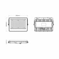 Naświetlacz Solarny Fokus 100W 1300lm 6000K EKO9092 Eko-Light