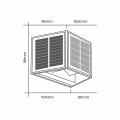 Kinkiet Solarny Wings 50lm 6000K EKO9098 Eko-Light
