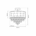 Lampa sufitowa LUXURIA 9xE14 ML8894 Milagro