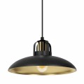 Lampa wisząca FELIX Czarny/Złoty 1xE27 MLP8906 Milagro