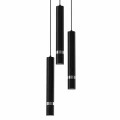 Lampa wisząca JOKER Czarny/Chrom 3xGU10 MLP8916 Milagro