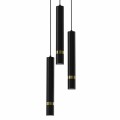 Lampa wisząca JOKER Czarny/Złoty 3xGU10 MLP8918 Milagro