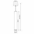 Lampa wisząca PORTER Biały 1xGU10 ML8869 Milagro