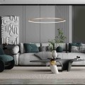 Lampa wisząca Saturno Złoty 65W LED ML8865 Milagro