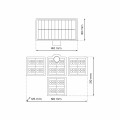 Naświetlacz Solarny Flexi Poczwórny EKO9153 Eko-Light