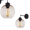 Kinkiet ścienny z klasycznym szklanym kloszem CUBUS 4135 TK Lighting