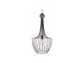 Lampa wisząca LUKSOR S elegancka ze stalowego drutu w kolorze czarnym Nowodvorski