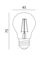 Żarówka LED FMB 4W E27 barwa ciepła KAFMBE274WCB Kobi