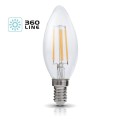 Żarówka świeczka LED FSW 4W E14 barwa ciepła KAFSWE144WCB Kobi