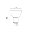 Żarówka LED GU10 9W PREMIUM 120° barwa ciepła KAGU9CB Kobi