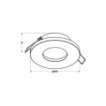 Spot IP54 CHIPA DL ARGU10-033-N Zuma Line