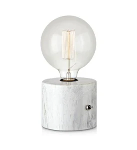 ROUND Stołowa 1L 12cm Biały marmur nadruk 106629 Markslojd
