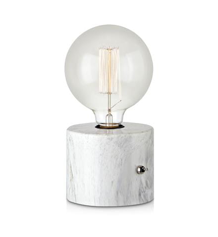 ROUND Stołowa 1L 12cm Biały marmur nadruk 106629 Markslojd