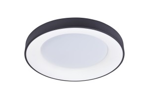Lampa sufitowa / plafon SANTANA TOP 60 CCT Czarny Sterowana pilotem AZ4991 AZzardo