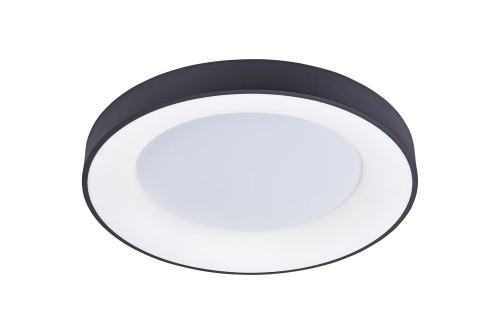 Lampa sufitowa / plafon SANTANA TOP 60 CCT Czarny Sterowana pilotem AZ4991 AZzardo