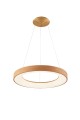 Lampa wisząca SANTANA PENDANT 60 CCT Drewno / biały Sterowana pilotem AZ5010 AZzardo