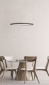 Lampa wisząca AGNES PENDANT 48 DIMM CCT SWITCH Czarny AZ5016 AZzardo