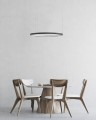 Lampa wisząca AGNES PENDANT 58 DIMM CCT SWITCH Czarny AZ5019 AZzardo