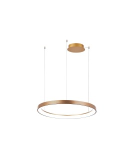 Lampa wisząca AGNES PENDANT 58 DIMM CCT SWITCH Złoty / biały AZ5020 AZzardo